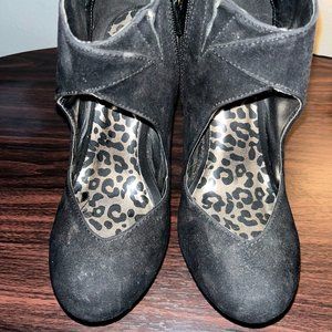 Dollhouse Womens Black Wedge, Top Platform, High Heels, Size 7.5